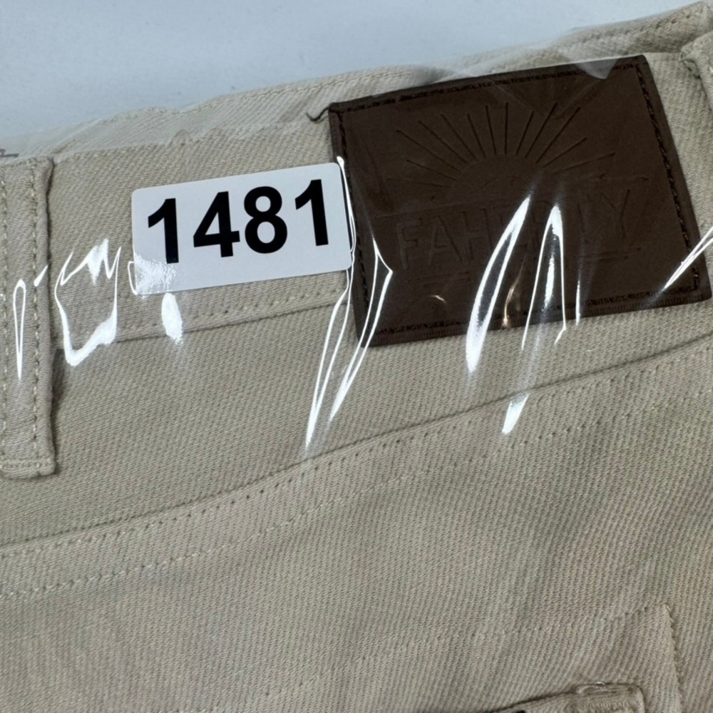 Faherty 5-Pocket Pants Mens 40x31 Khaki Tan Straight Leg Stretch Twill - Picture 11 of 11